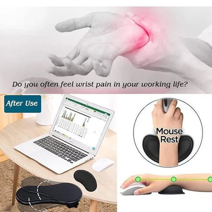 Ergonomic chair pad wrist rest and desk arm support by 22927, cushioned for comfort during extended computer use.