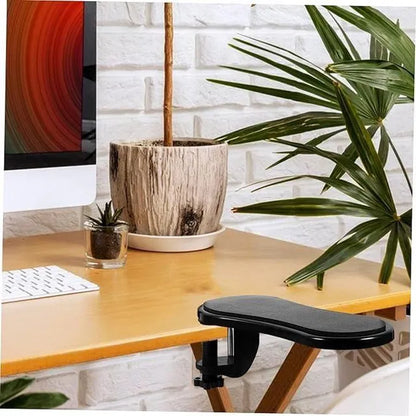 Ergonomic desk arm and wrist rest pad by 22927, providing comfortable support for chair arm and wrist during work.