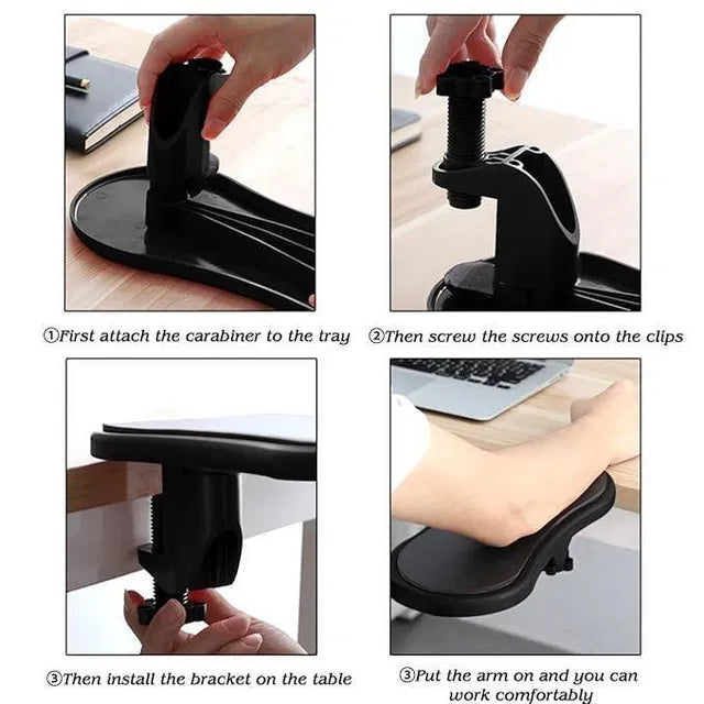 Comfortable chair arm and wrist rest pad by 22927, designed to reduce strain and improve comfort during desk work.