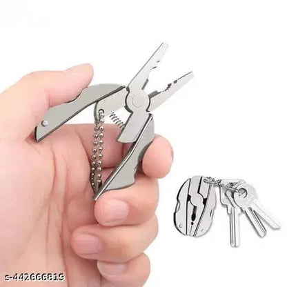 Mini portable pocket plier keychain hand tool kit by 22927, compact set of versatile hand tools for quick repairs and on-the-go use.