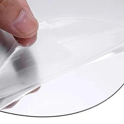 Oval shape makeup mirror by 22927, single pack, close-up view showing reflective surface and sleek oval frame.