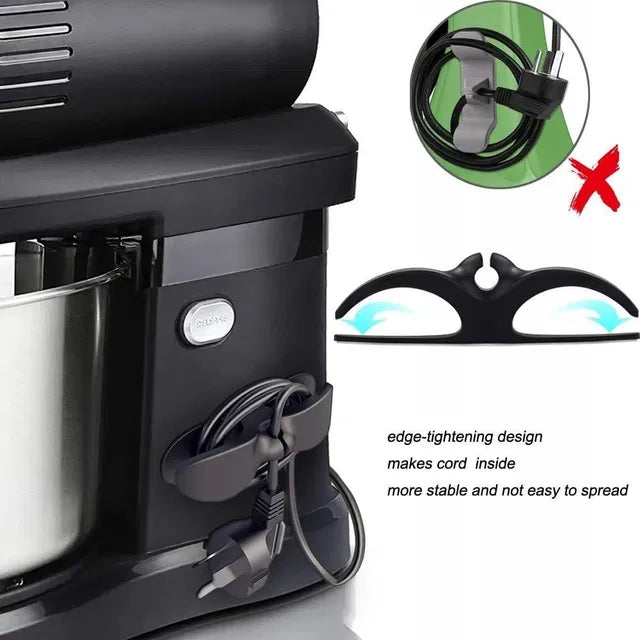 22927 cable organizer for kitchen appliances and office cords, mobile holder and mount for tidy, secure cable management.