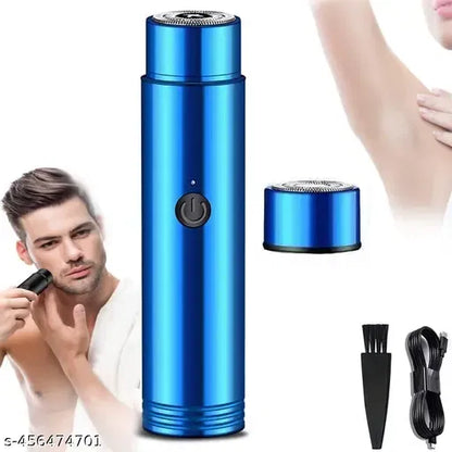 Mini electric shaver by 22927, waterproof pocket-sized shaver for men and women, compact cordless grooming tool.
