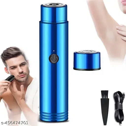 Mini electric shaver by 22927, waterproof pocket-sized shaver for men and women, compact cordless grooming tool.