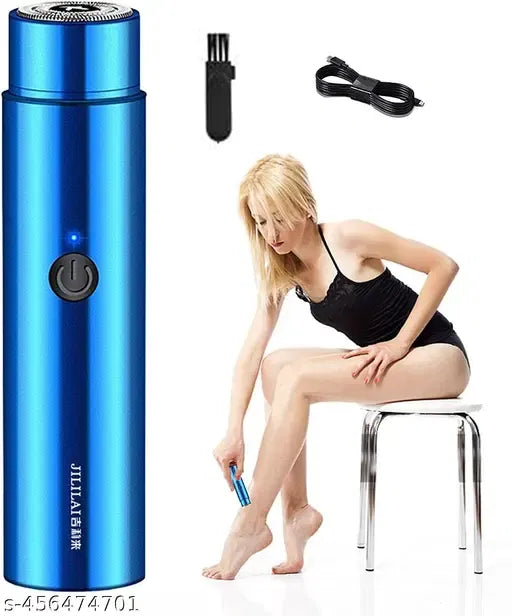 Mini electric shaver by 22927, waterproof pocket-sized shaver for men and women, ideal for travel and quick grooming.