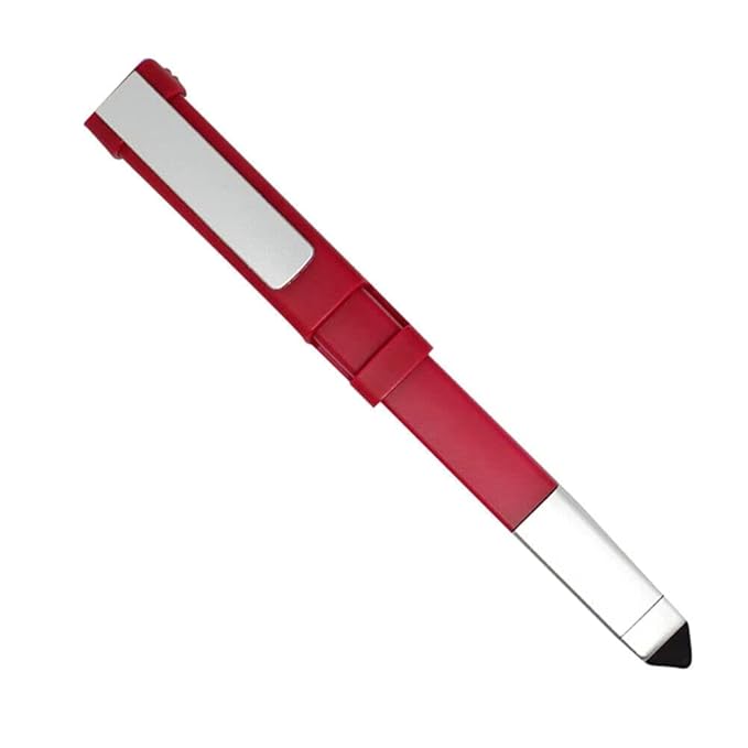Pen-shaped phone holder with screwdriver set, 6-in-1 multifunction tech tool, compact utensil organizer with versatile functions.
