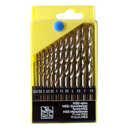 Hand tool drill bit for wood, malleable iron, aluminum, and plastic by 23104, shown in a close-up image.