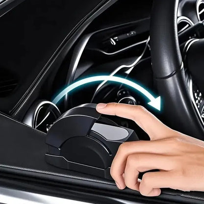 Portable car ashtray by 25544, compact and easy-to-use car ashtray for convenient ash disposal while driving.