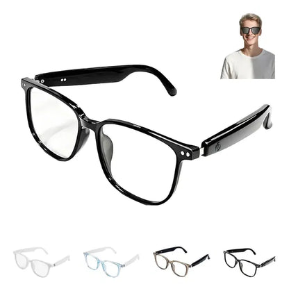 Cycle glasses with AI interpretation, photochromic lenses, hands-free audio, and language translation for versatile cycling use.