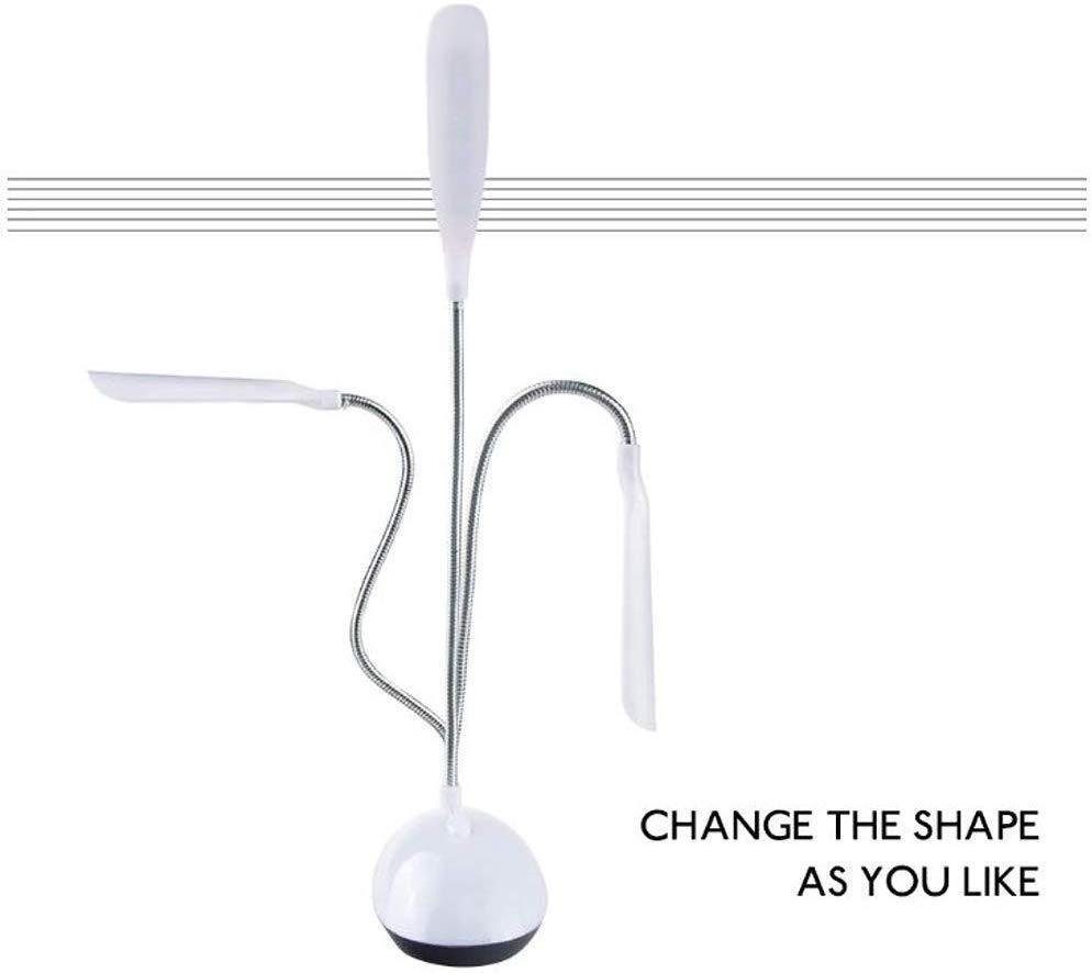 Wukusy 255 portable LED reading light with adjustable brightness and touch control, designed for desk or bedside use.