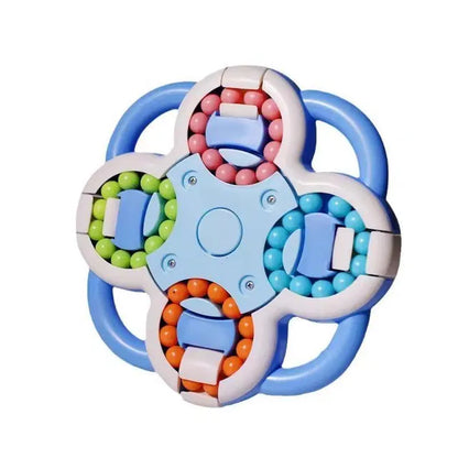 3-D Puzzle Ball with 4 sides, from 26041, featuring intricate geometric shapes and colorful puzzle pieces.