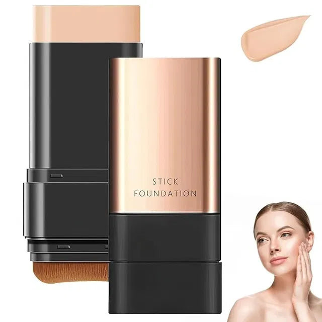 Korean 2-in-1 Glass Skin Foundation Stick by 26041, a sleek makeup foundation stick with a smooth, luminous finish.