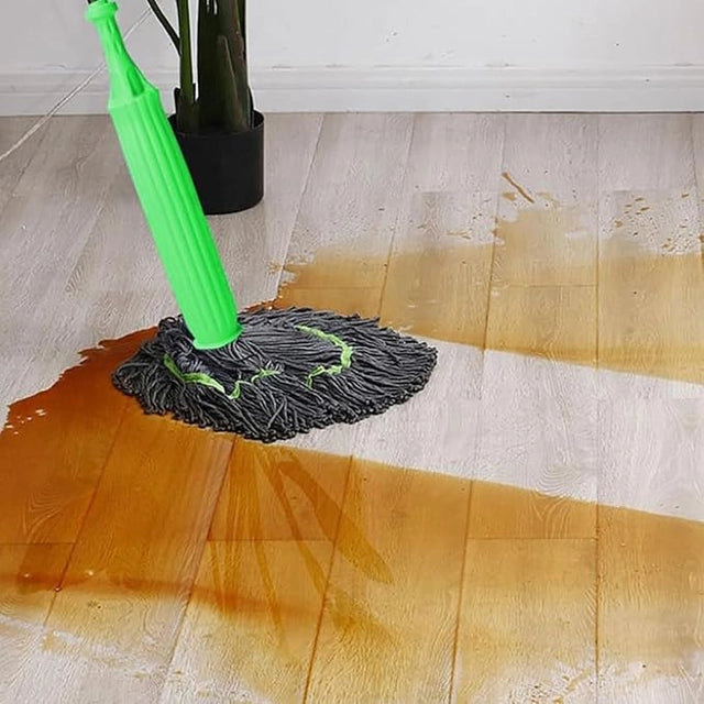26041 2-in-1 dehydrated floor cleaning mop with self-wringing design, 360° rotatable and adjustable for easy floor cleaning.
