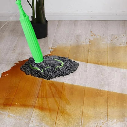 26041 2-in-1 dehydrated floor cleaning mop with self-wringing design, 360° rotatable and adjustable for easy floor cleaning.