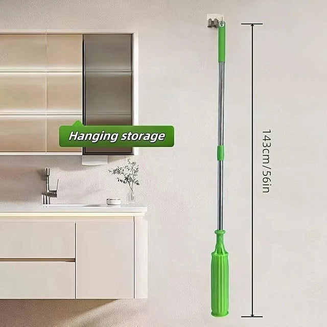 26041 2-in-1 dehydrated floor cleaning mop with self-wringing feature, 360-degree rotatable and adjustable for easy cleaning.