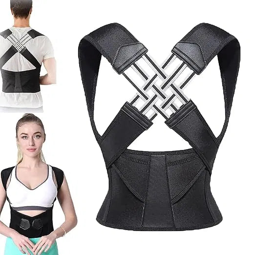 Adjustable back posture corrector belt for men and women, muscle toning belt with invisible design, from 26041.