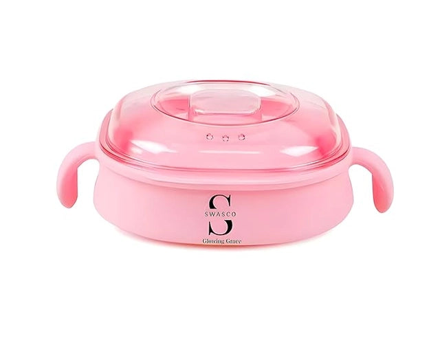 Silicone foldable wax heater by 26041, compact electric wax machine with quick, even heating, detachable lid, easy to clean for women and men.