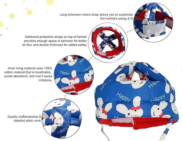 Adjustable baby head protector helmet from 26072, soft safety helmet for learning to walk or run, baby bedding and accessories.