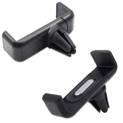 Wukusy 267 Universal Car Air Vent Mount holding a smartphone, installed on a vehicle's air vent for secure mobile device access