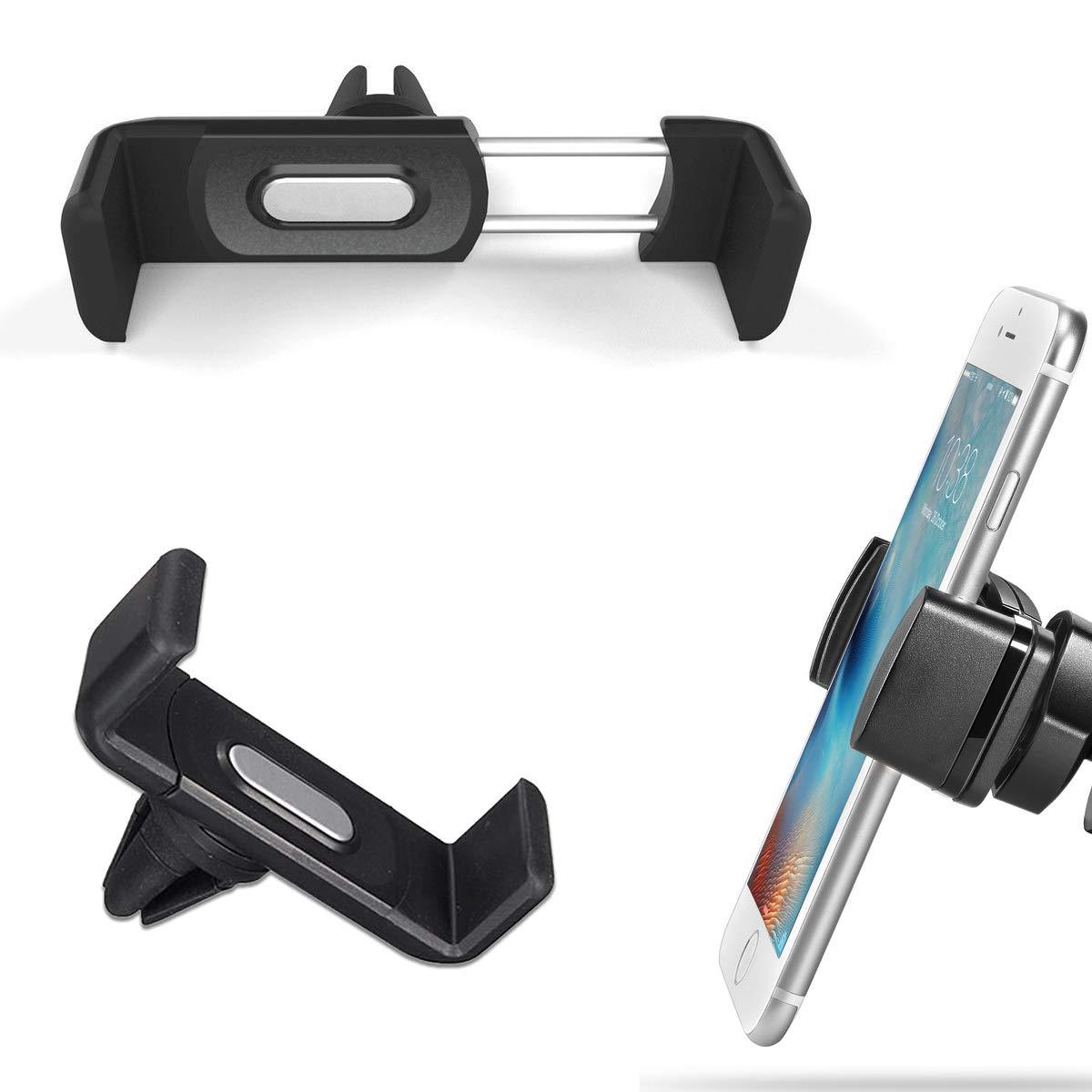 Wukusy 267 Universal Car Air Vent Mount holding a smartphone on a vehicle's air vent for hands-free navigation.
