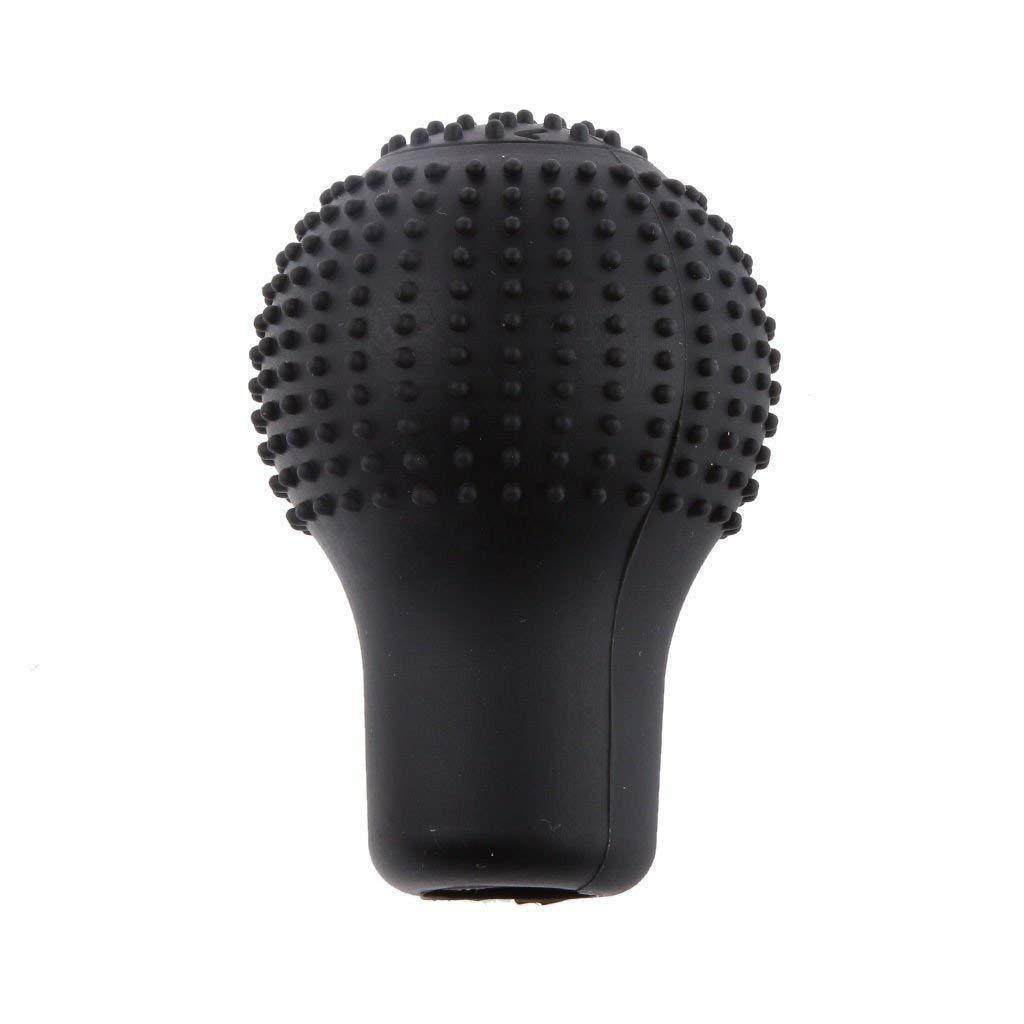 Wukusy 278 anti-scratch universal fit silicone gear shift knob protective cover on a car gear shift.