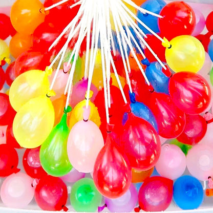 Colorful Wukusy Holi Magic Water Balloons for kids, 111-piece set in vibrant multicolor, perfect for outdoor water play and fun.