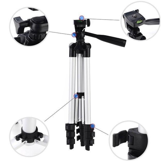 Wukusy 280 Camera Mobile Tripod for smartphones and cameras, compact and adjustable mobile accessories for stable shots