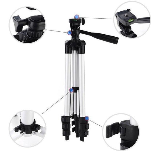 Wukusy 280 Camera Mobile Tripod for smartphones and cameras, compact and adjustable mobile accessories for stable shots