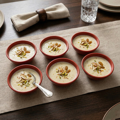 Colorful Wukusy multipurpose serving plate and bowl set with 3 plates and 6 bowls, perfect for serving and dining.