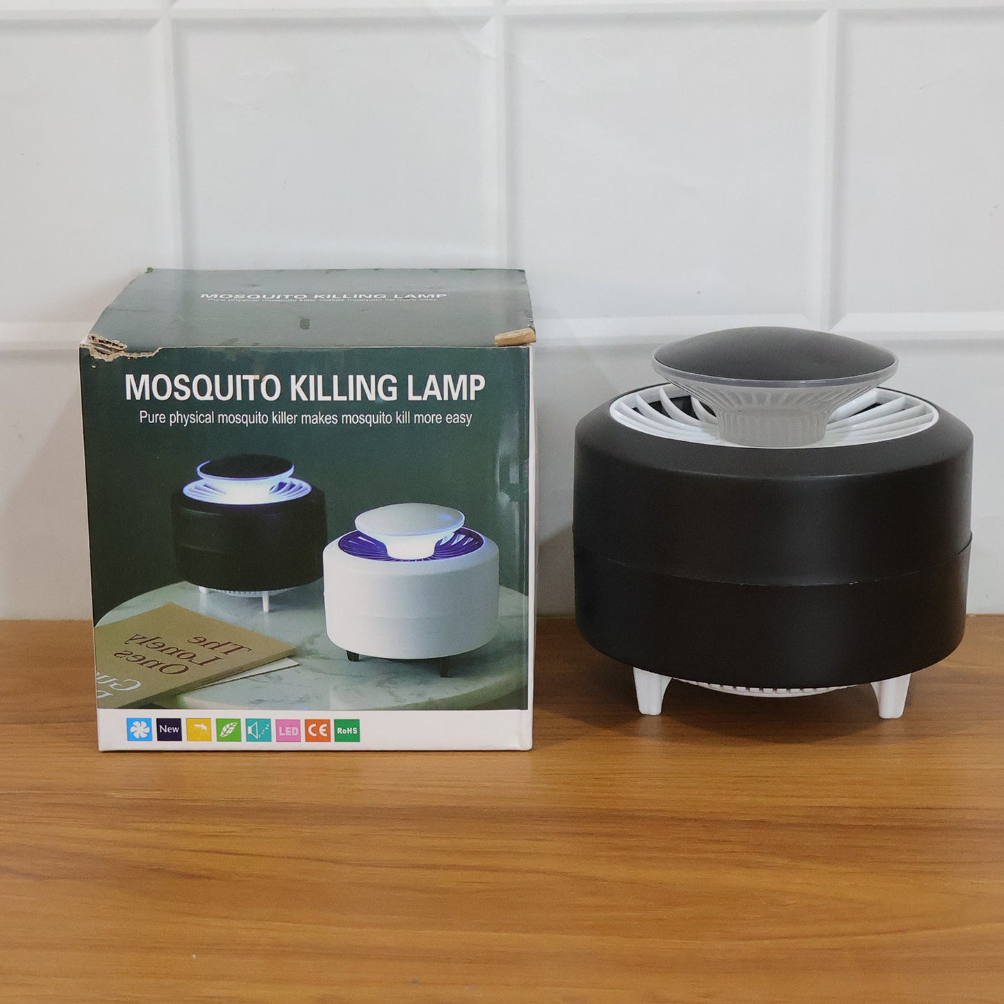 Wukusy electric mosquito killer lamp with USB power, night trap lamp, and mosquito trap device for indoor use.