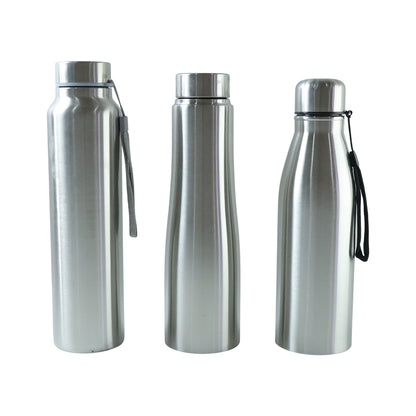 Wukusy premium stainless steel water bottle, 1000ml capacity, with a sleek, mixed design, ideal for hot and cold beverages.