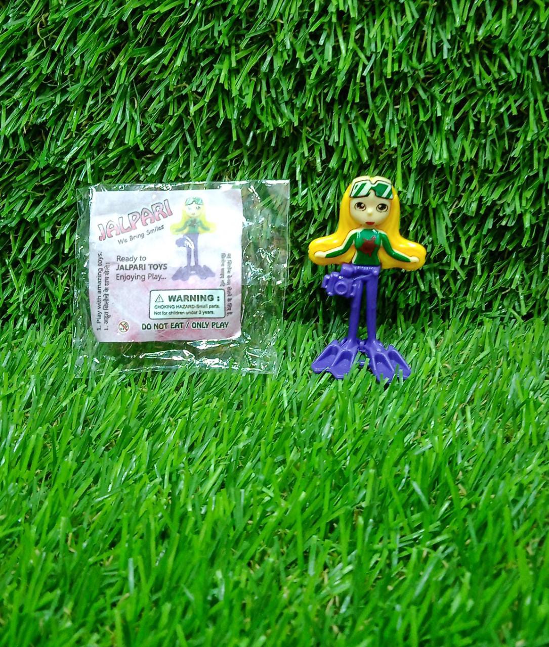 Colorful Jalpari mermaid dolls toy by Wukusy, featuring vibrant, detailed mermaid figures perfect for imaginative play.