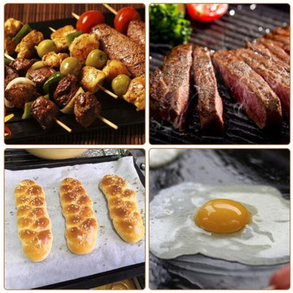 Wukusy 2-in-1 pastry and cake spatula set with large brushes, ideal for baking, decorating, mixing, and grilling in the kitchen.