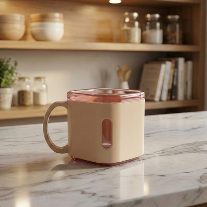 Premium Square Shape Tea Cup Set  6-piece (150 Ml)