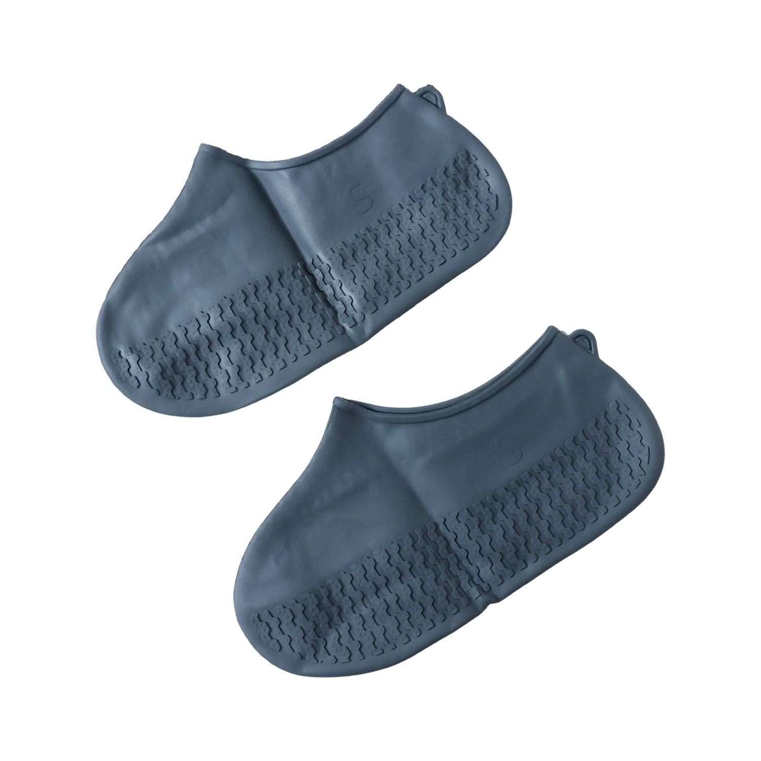 Waterproof Silicone Rain Shoe Cover 23 Cm Small Anti Slip Navy Blue (1 Pair)