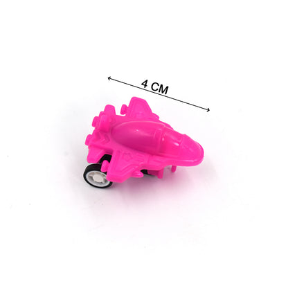 Wukusy 4406 Int Pull Back Mini Plane toy with colorful design, small size, and detailed features, suitable for young children.