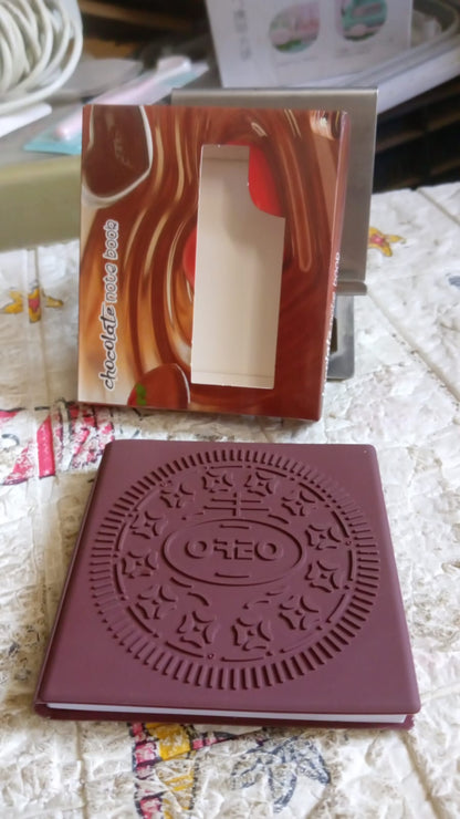 Wukusy chocolate-scented diary notebook with 80 pages, ideal for writing practice and early learning, featuring a premium chocolate cover.