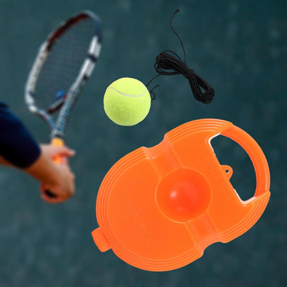 Wukusy tennis trainer rebound ball with string for kids and adults, convenient tennis practice gear and training device.