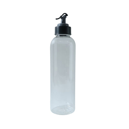 Wukusy 900ml multipurpose oil dispenser bottle with flip top pour spout, clear plastic container for kitchen use