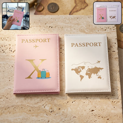 Wukusy mix design travel passport holder wallet with multiple compartments, made of durable material, for organizing passports and documents.