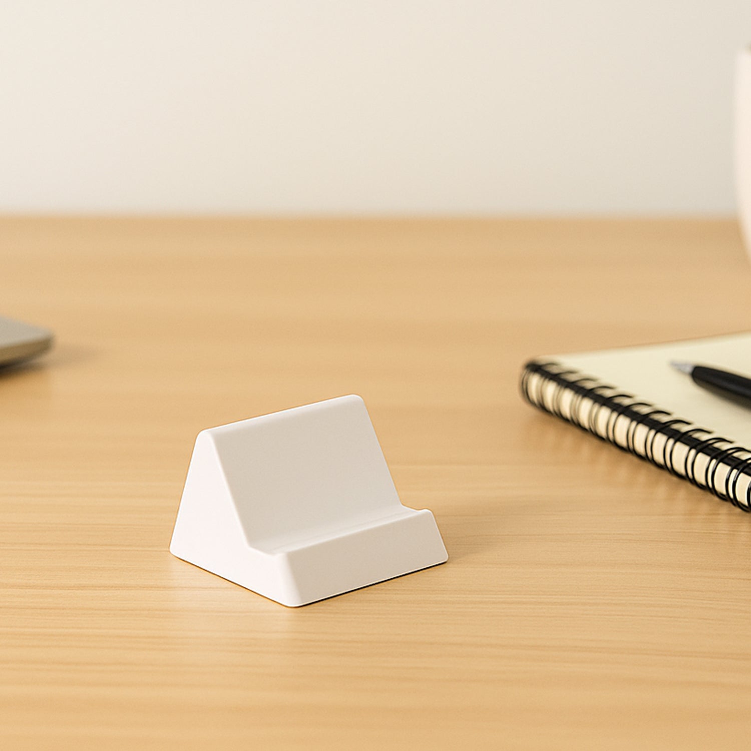 Two Wukusy compact plastic mobile phone holder stands in mixed colors, designed for hands-free phone support.