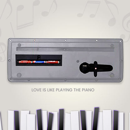 Wukusy 4515 piano musical keyboard with 37 keys, microphone, for kids, colorful toy keyboard with musical features