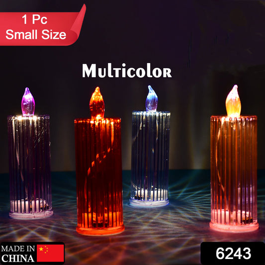 Multicolor crystal candles from Wukusy for home decoration, featuring simple, elegant candle lights perfect for ambiance.