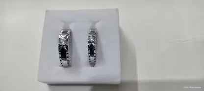 Twin Flame Couple Rings in silver-plated sterling silver with American diamonds, adjustable, free size, romantic jewelry by Ekom.