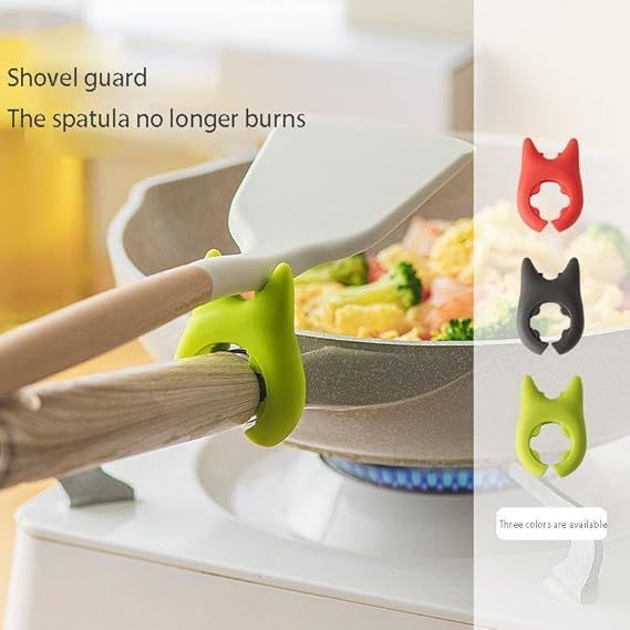 Set of two kitchen spoon holders in black, designed to keep spoons organized and within easy reach on your countertop.