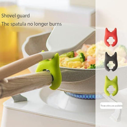 Set of two kitchen spoon holders in black, designed to keep spoons organized and within easy reach on your countertop.