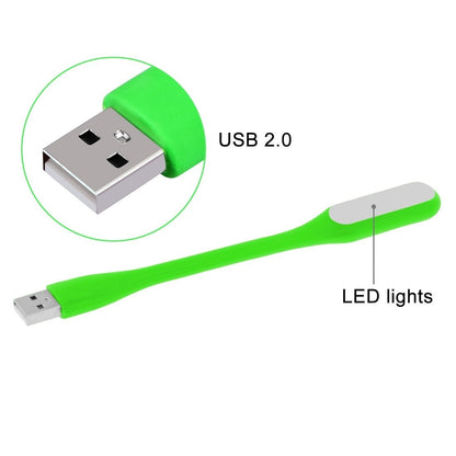 Wukusy 315 USB LED light lamp attached to a mobile device, providing portable illumination for mobile accessories.