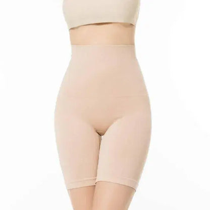 Beige 4-in-1 body shaper and shapewear by 34752, featuring tummy tucker and quick slim design for a smooth silhouette.