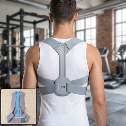 Wukusy adjustable back posture corrector support belt, large size, designed to improve posture and provide back support.