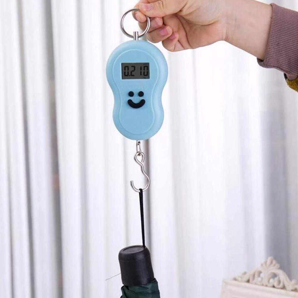 Wukusy 375-40kg portable digital pocket scale with LCD display and smiley face, ideal for precise weight measurement.